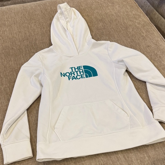 The North Face Tops - The North Face White Pullover Hoodie